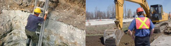 Excavation for the installation of a Septic Tank